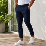 Emmett Tailored Chinos - Navy