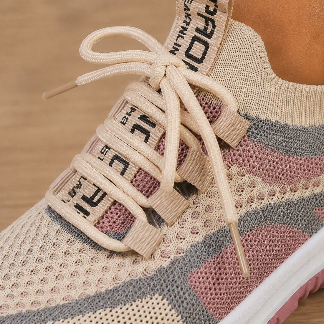 Bellini Lace-Up Sneakers - Lead Product Detail