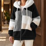 Theodora-Marie Patchwork Jacket - Black
