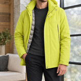 Gaspard Hooded Jacket - Fluorescent Green