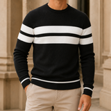 Rupert Textured Sweater - Black