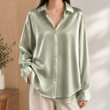 Ursuline Relaxed Shirt - Mercerized Green