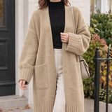 Winona-Skye Longline Cardigan - Khaki