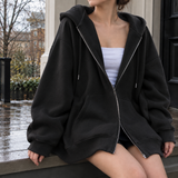 Letitia-Kate Oversized Hoodie - Black