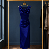 Margot-Jade Bodycon Dress - Blue