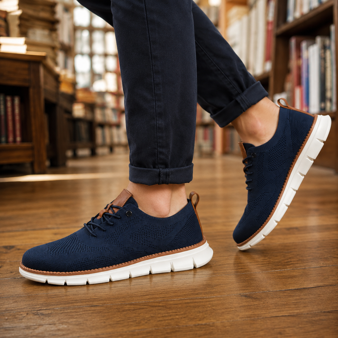 Nardini Knit Sneakers - Deep Blue