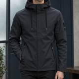 Harry Hooded Jacket - Black