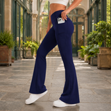 Oriana-Louise Flared Pants - Navy