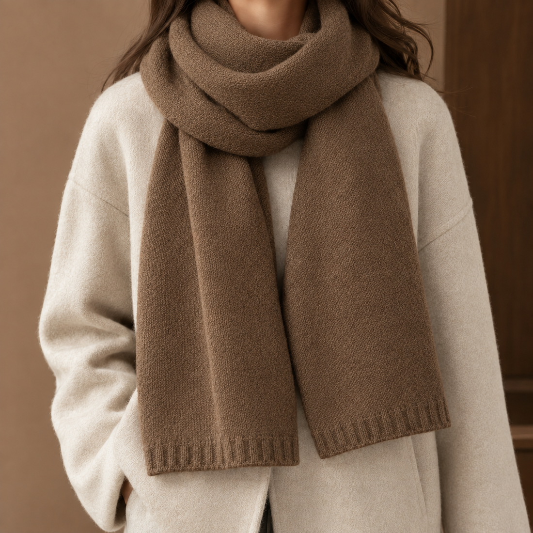 Blackwood Cashmere Scarf - A-coffee