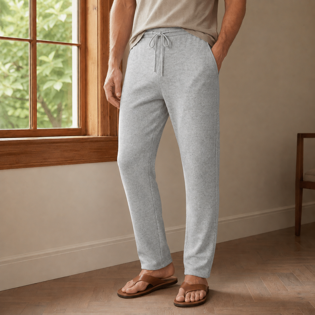 Philip Tapered Pants - Light Gray