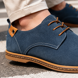 Romano Suede Derby Shoes - Lead Product Detail