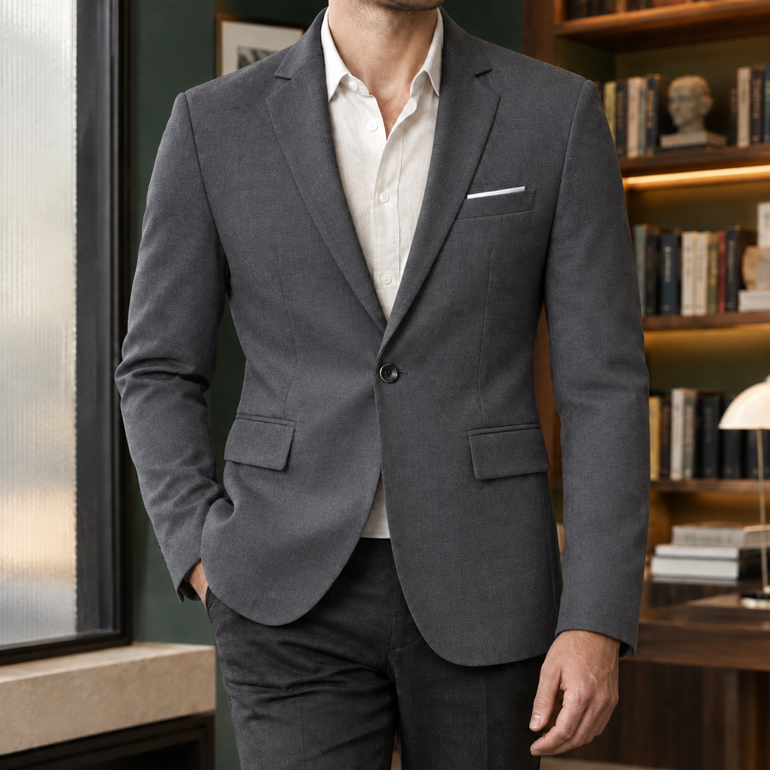 Audric-Ellis Tailored Jacket - Gray