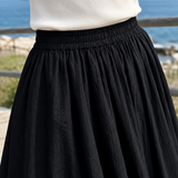 Romy Gathered Maxi Skirt - Lead Product Detail