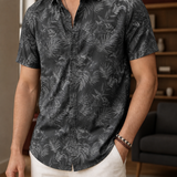 Cornelius Tropical Shirt - Black