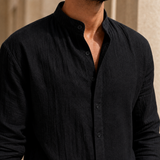 Blake Linen Shirt - Lead Product Detail