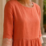 Amalia Embroidered Midi Dress - Lead Product Detail