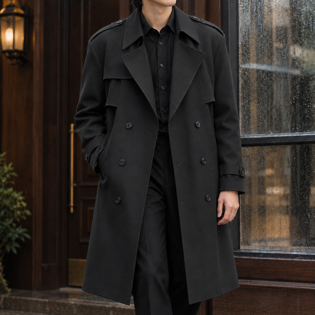 Jack Trench Coat - Black