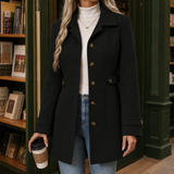 Ernestine Notched Blazer - Black