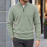 Rafferty-James Quarter Zip Pullover - Olive Green
