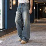 Stefan-Ellis Wide Leg Jeans - Blue