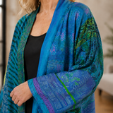 Lara Patchwork Cardigan - Lead Product Detail