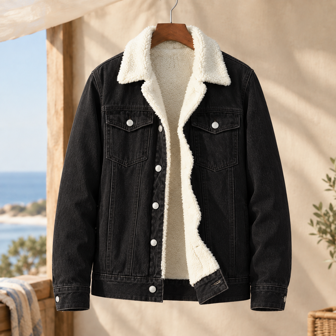 Martin Sherpa Jacket - Black