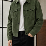 Nash-Flynn Trucker Jacket - Army Green