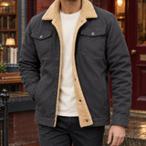 Vidal Fleece-Lined Jacket - Dark Gray
