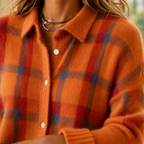 Marguerite Plaid Sweater - Lead Product Detail