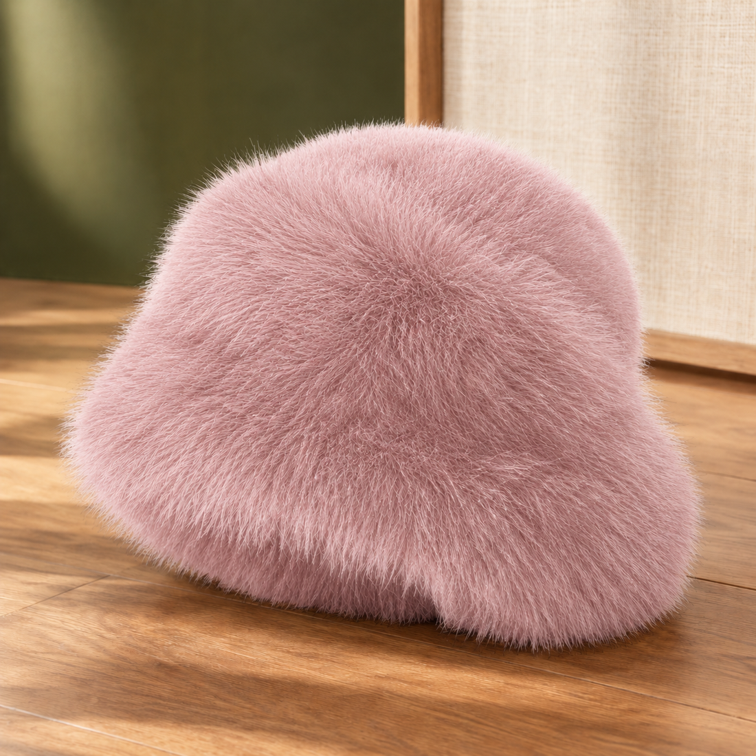Templeton Plush Bucket Hat - Pink