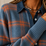 Francesca Plaid Sweater - Lead Product Detail