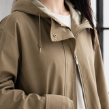 Junia Drawstring Jacket - Lead Product Detail