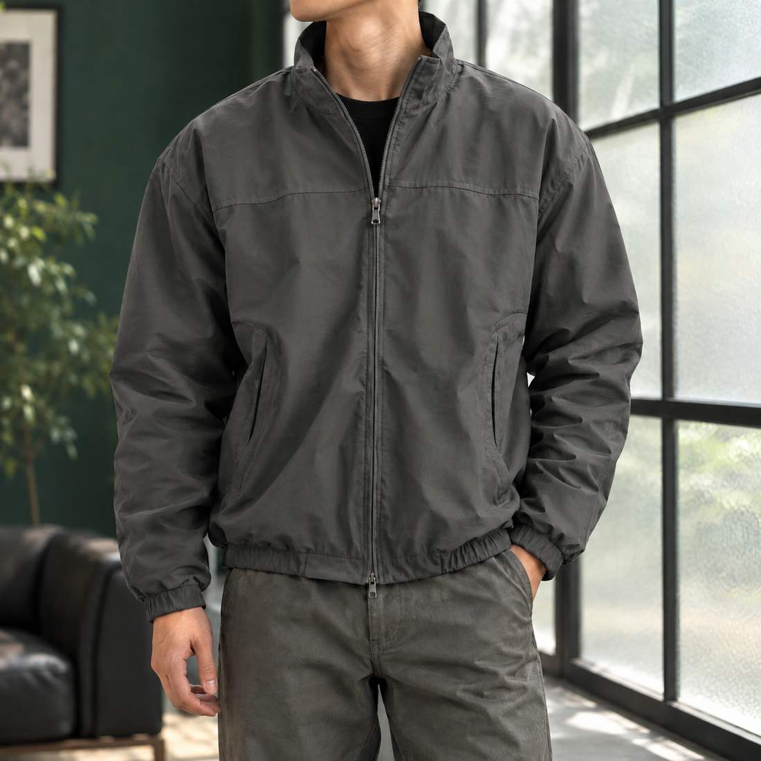 Jay Pilot Jacket - Dark Gray