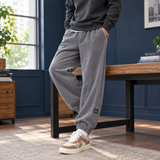 Gareth Relaxed Jogger Pants - Triangle R Gray