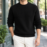 Oswin Ribbed Sweater - Black