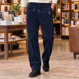 Eldric Straight Leg Pants - Navy Blue