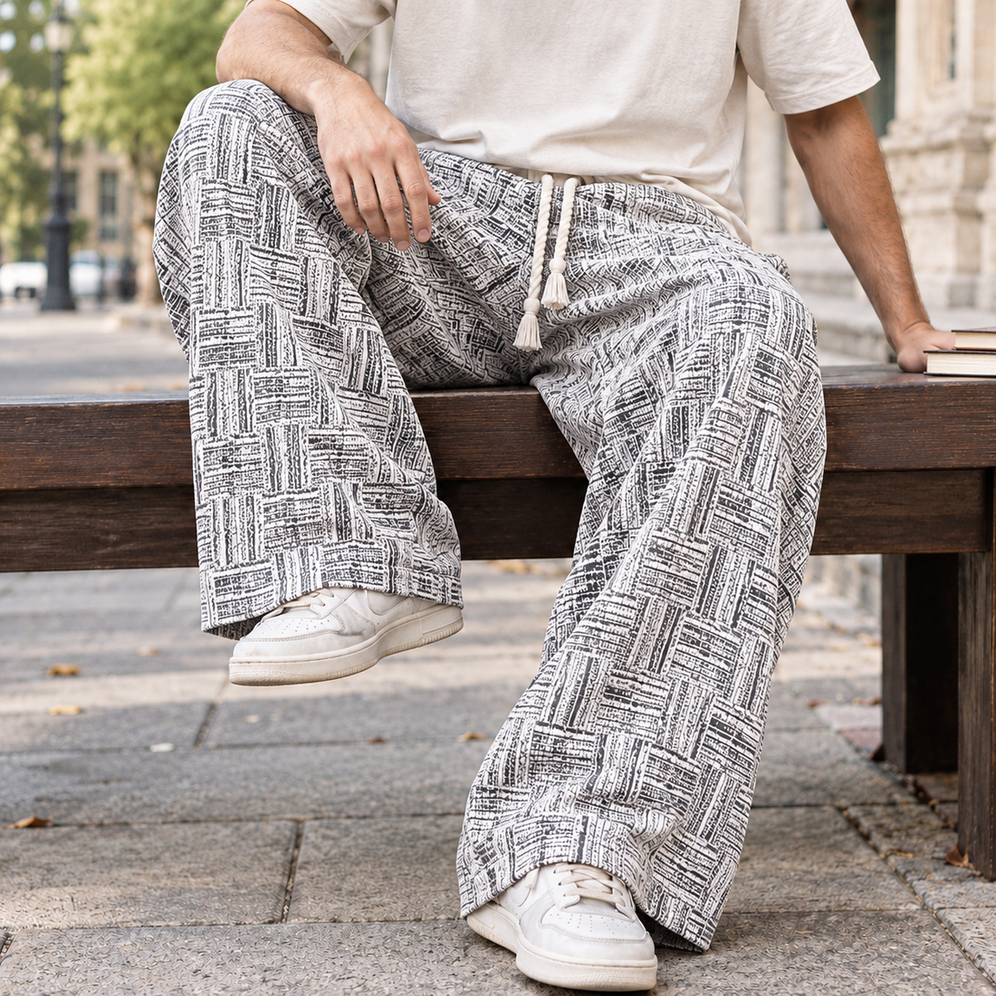 Emrys-Reid Wide Leg Pants - White