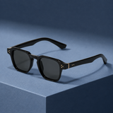 Yara-Sage Retro Sunglasses - Black