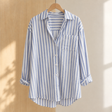 Riley Striped Shirt - Light Blue Strip
