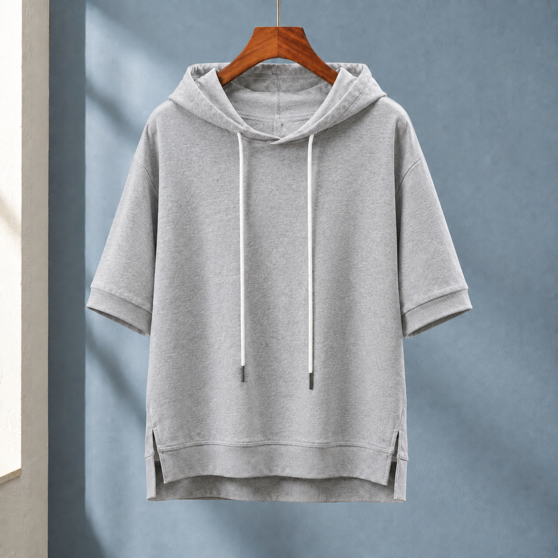 Laurent Cotton Hoodie - Gray