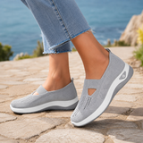 Portofino Mesh Slip-On Sneakers - Soft Gray