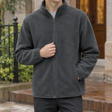Sigmund Zip Fleece Jacket - Dark Gray