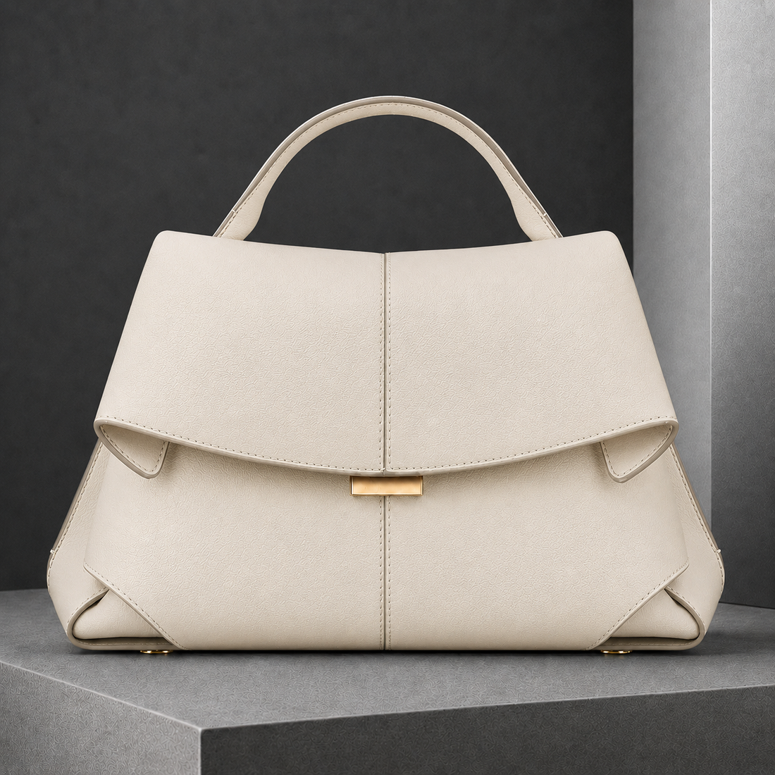 Positano Leather Handbag - White