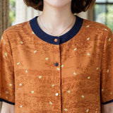 Sofia Contrast Trim Top - Lead Product Detail
