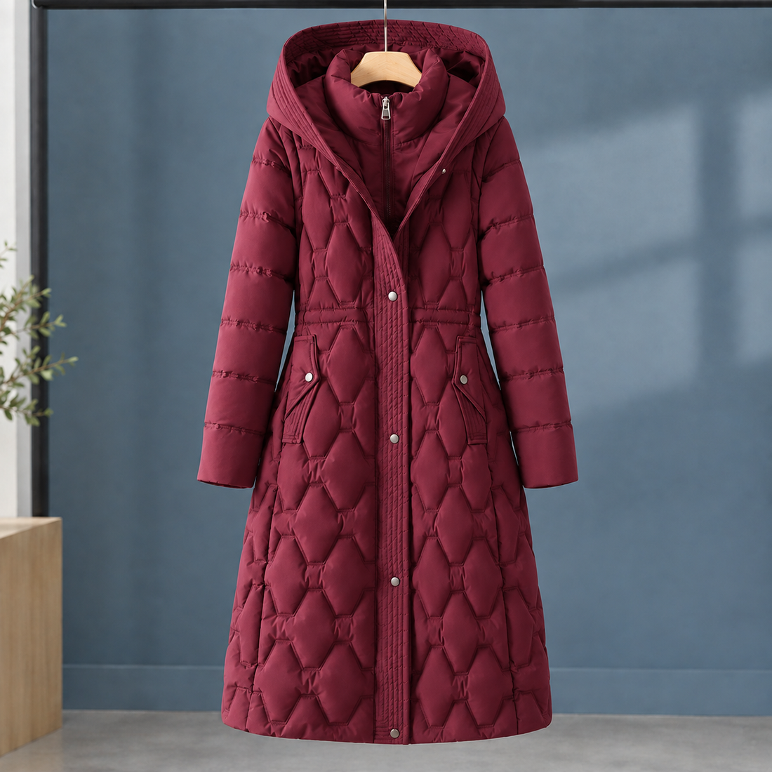 Nora-Rae Quilted Jacket - Red