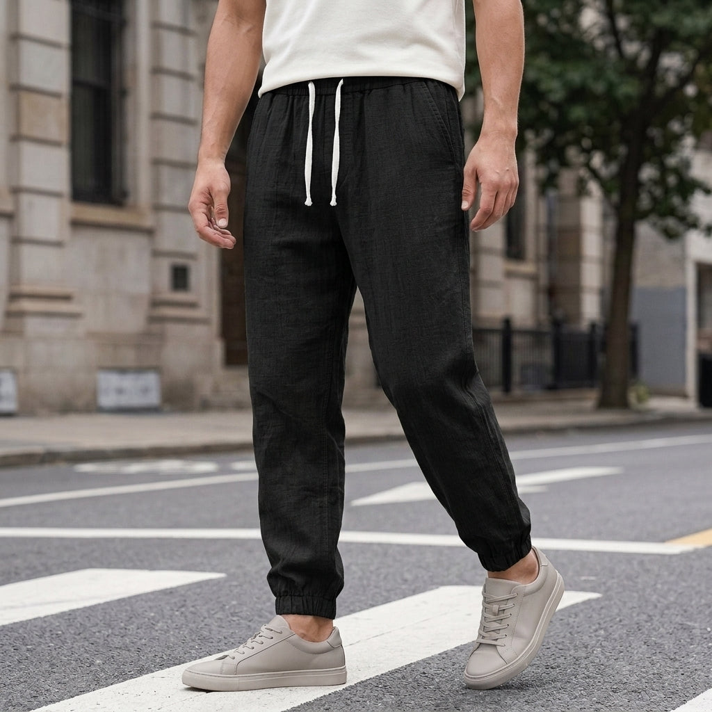 Wyatt Relaxed Joggers - Black