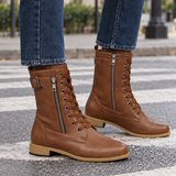 Paoletti Lace Up Boots - Brown