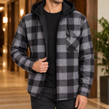 Benedict Plaid Jacket - Dark Gray