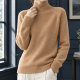 Veronique Turtleneck Sweater - Golden Camel