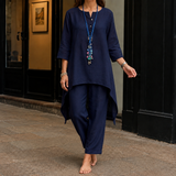Sabina Relaxed Set - Navy